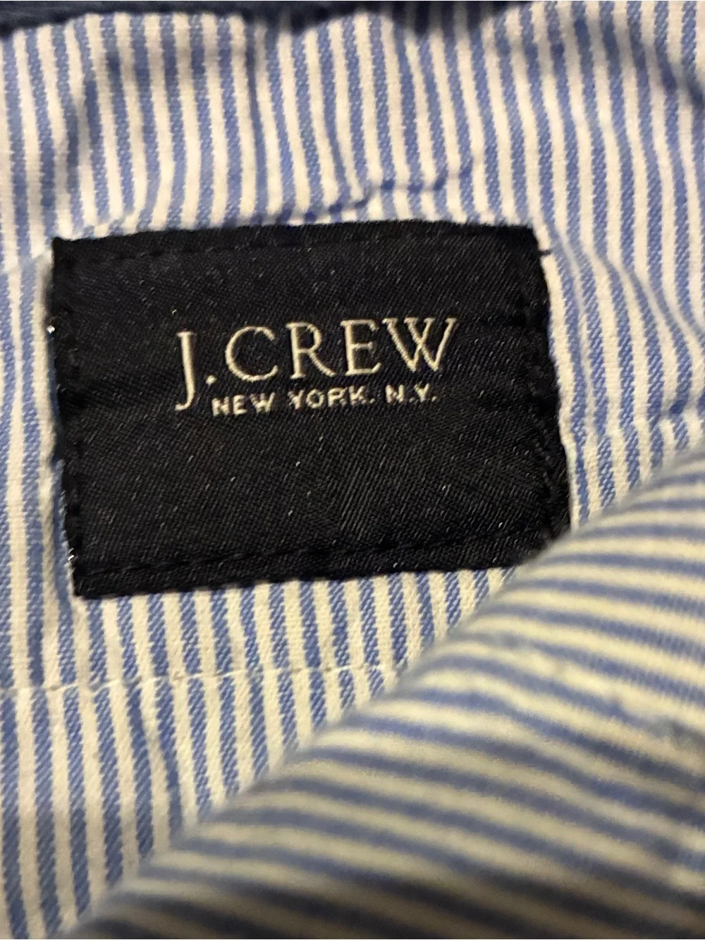 J. Crew Men's Flat-Front Chino Shorts in Tan/Gray